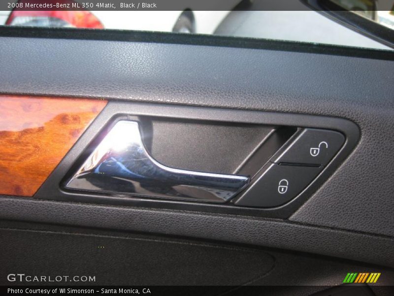 Black / Black 2008 Mercedes-Benz ML 350 4Matic