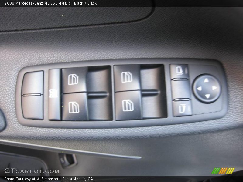 Black / Black 2008 Mercedes-Benz ML 350 4Matic