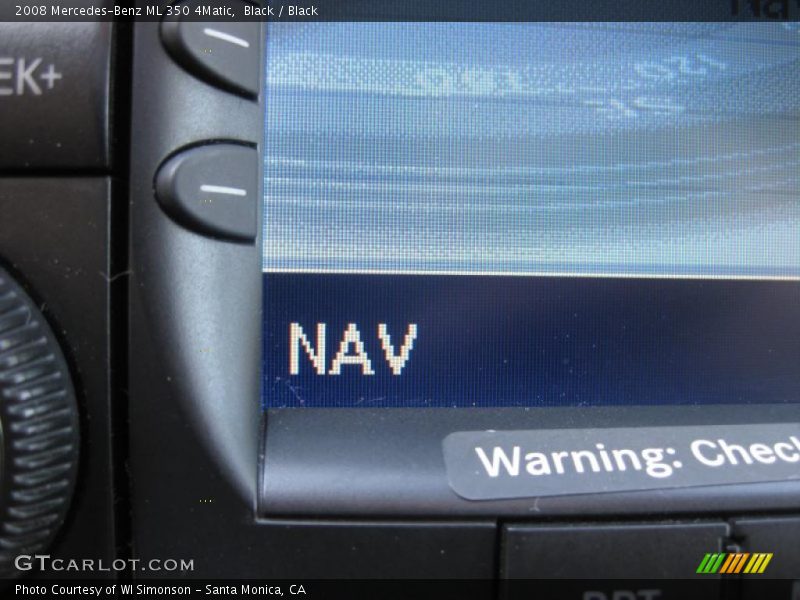Black / Black 2008 Mercedes-Benz ML 350 4Matic