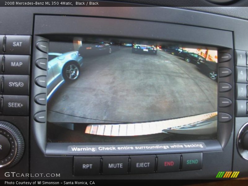 Black / Black 2008 Mercedes-Benz ML 350 4Matic