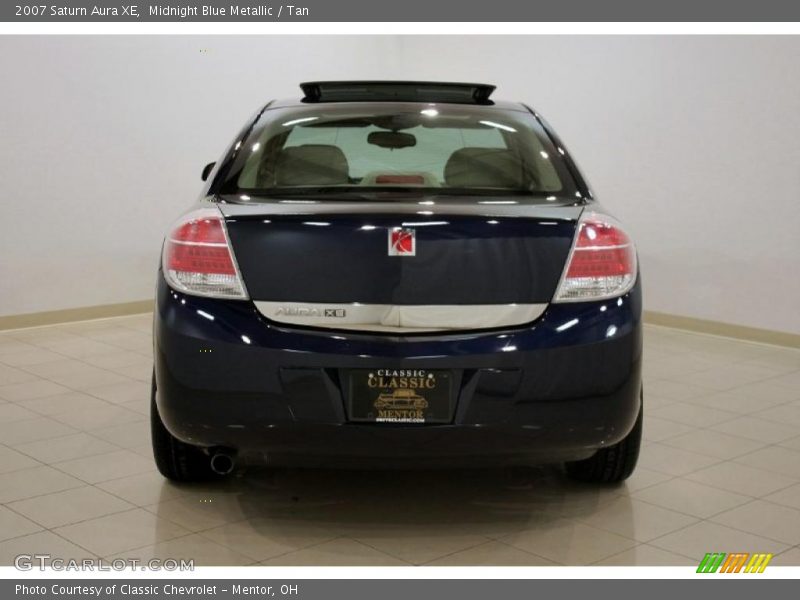 Midnight Blue Metallic / Tan 2007 Saturn Aura XE