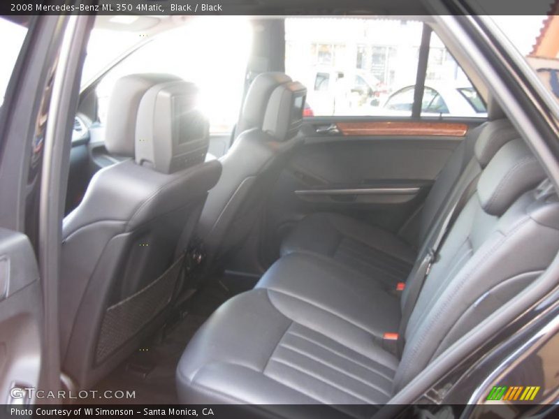 Black / Black 2008 Mercedes-Benz ML 350 4Matic