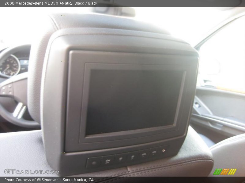 Black / Black 2008 Mercedes-Benz ML 350 4Matic