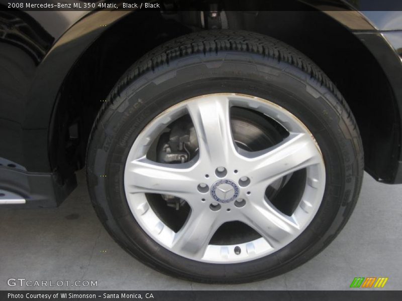 Black / Black 2008 Mercedes-Benz ML 350 4Matic