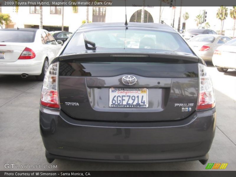 Magnetic Gray Metallic / Dark Gray 2009 Toyota Prius Hybrid