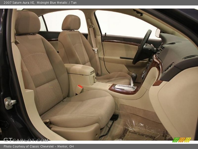 Midnight Blue Metallic / Tan 2007 Saturn Aura XE