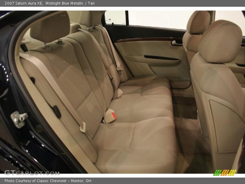 Midnight Blue Metallic / Tan 2007 Saturn Aura XE
