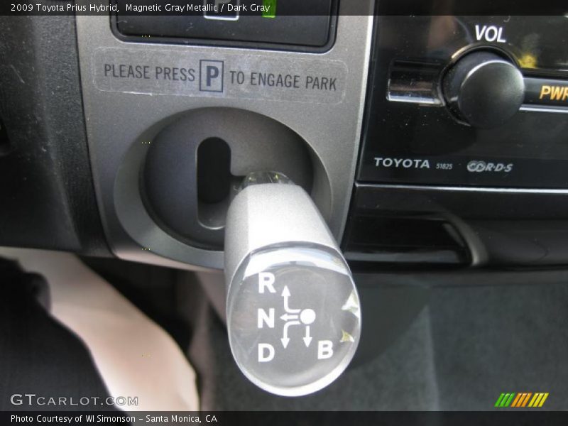 Magnetic Gray Metallic / Dark Gray 2009 Toyota Prius Hybrid
