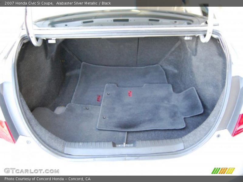 Alabaster Silver Metallic / Black 2007 Honda Civic Si Coupe