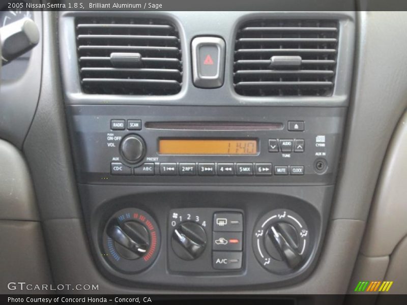Brilliant Aluminum / Sage 2005 Nissan Sentra 1.8 S