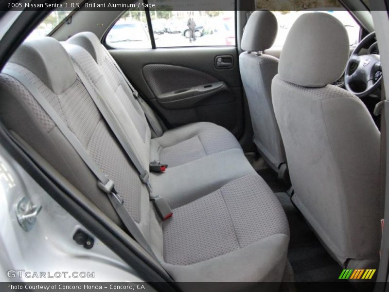 Brilliant Aluminum / Sage 2005 Nissan Sentra 1.8 S