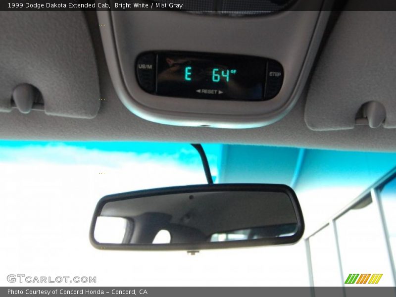 Bright White / Mist Gray 1999 Dodge Dakota Extended Cab