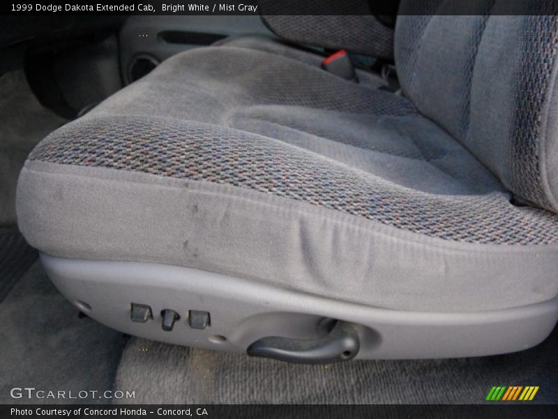 Bright White / Mist Gray 1999 Dodge Dakota Extended Cab