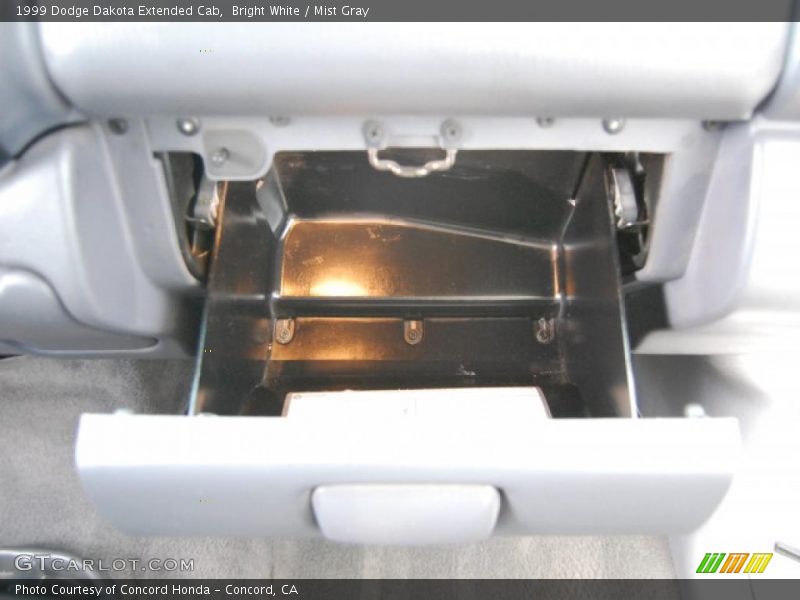 Bright White / Mist Gray 1999 Dodge Dakota Extended Cab