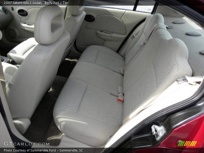 Berry Red / Tan 2007 Saturn ION 2 Sedan