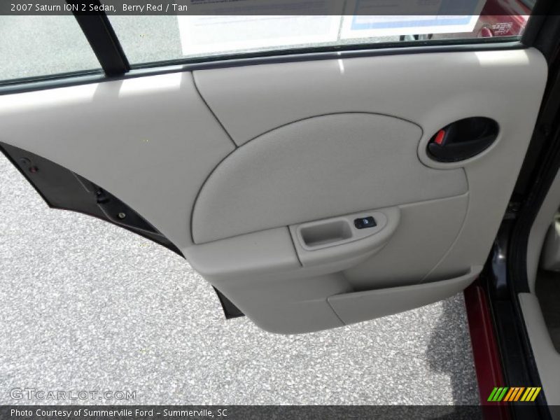 Berry Red / Tan 2007 Saturn ION 2 Sedan