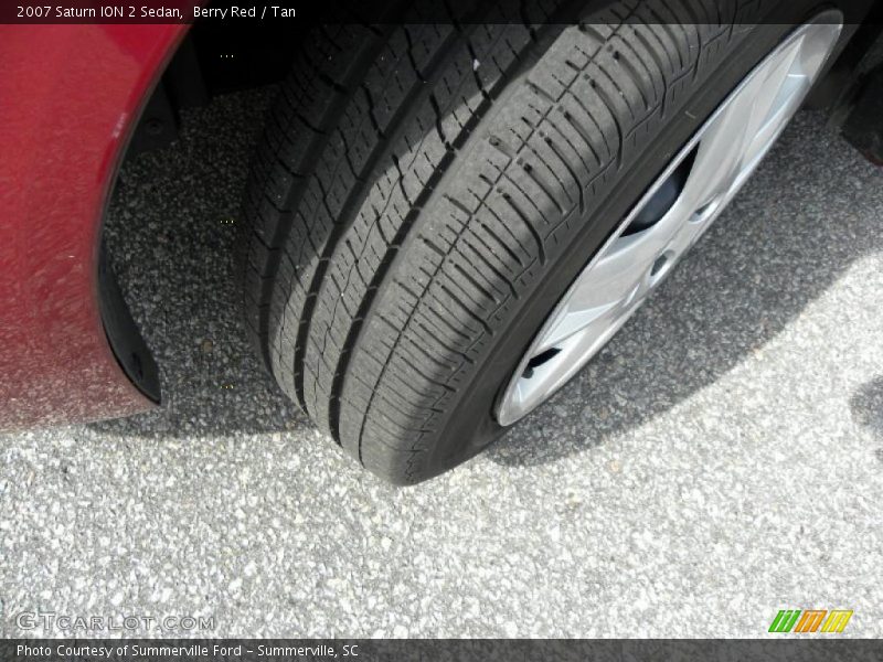 Berry Red / Tan 2007 Saturn ION 2 Sedan