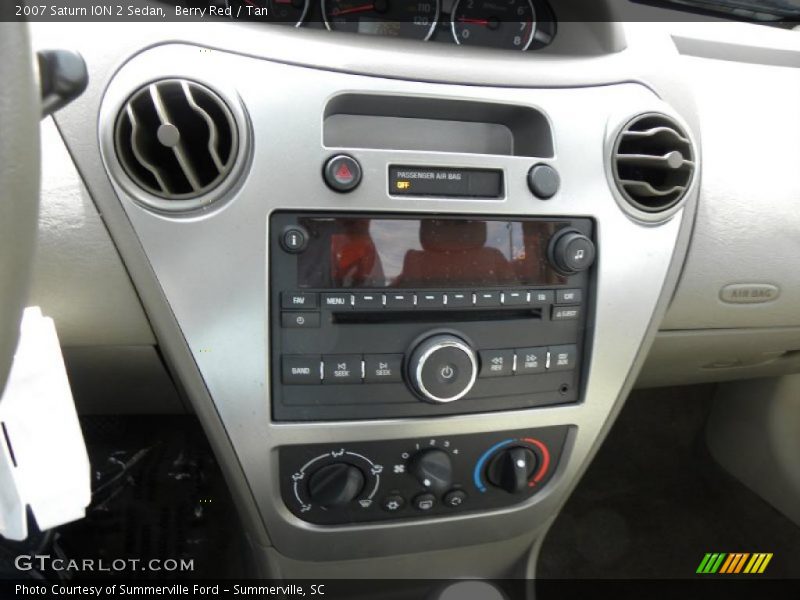 Berry Red / Tan 2007 Saturn ION 2 Sedan