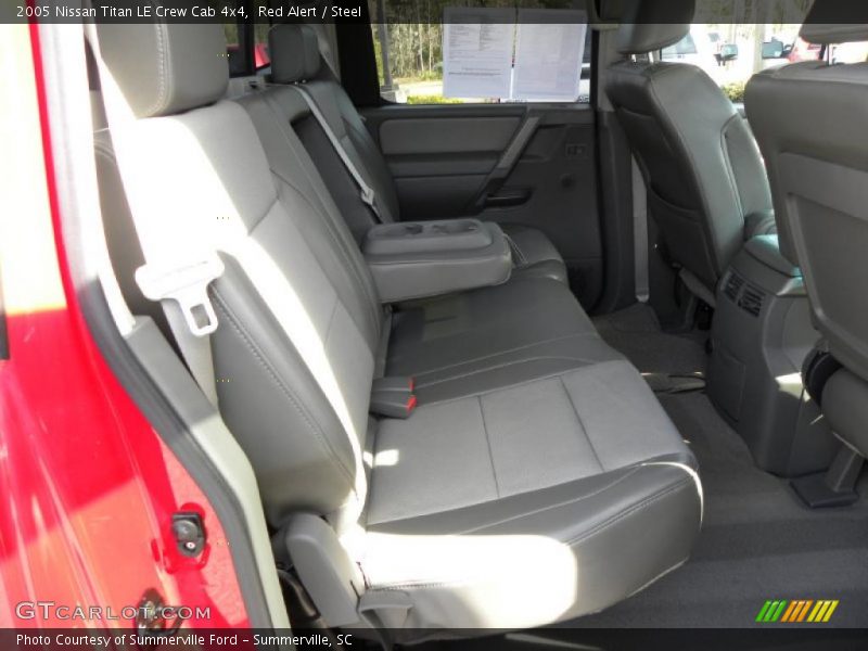 Red Alert / Steel 2005 Nissan Titan LE Crew Cab 4x4