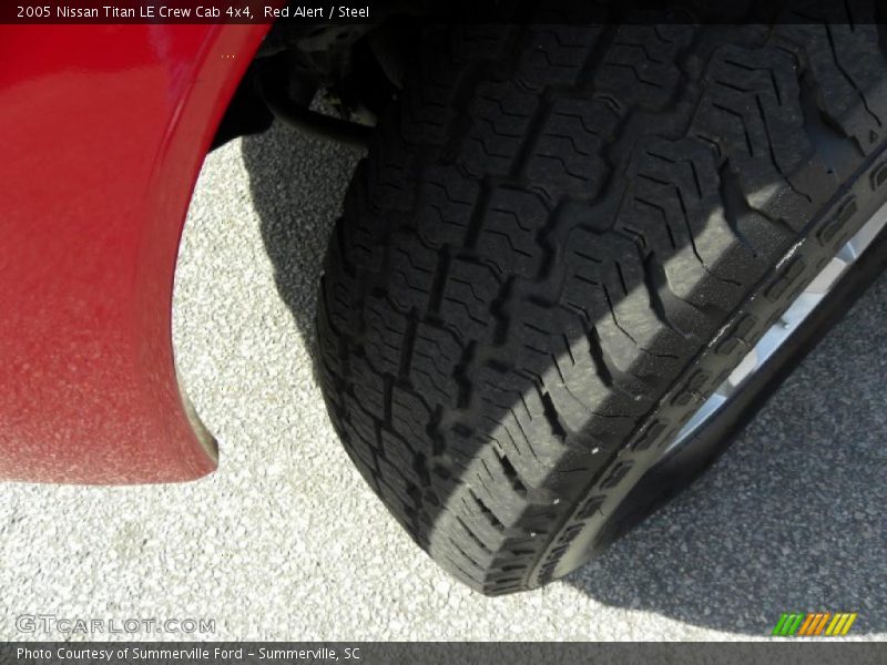 Red Alert / Steel 2005 Nissan Titan LE Crew Cab 4x4