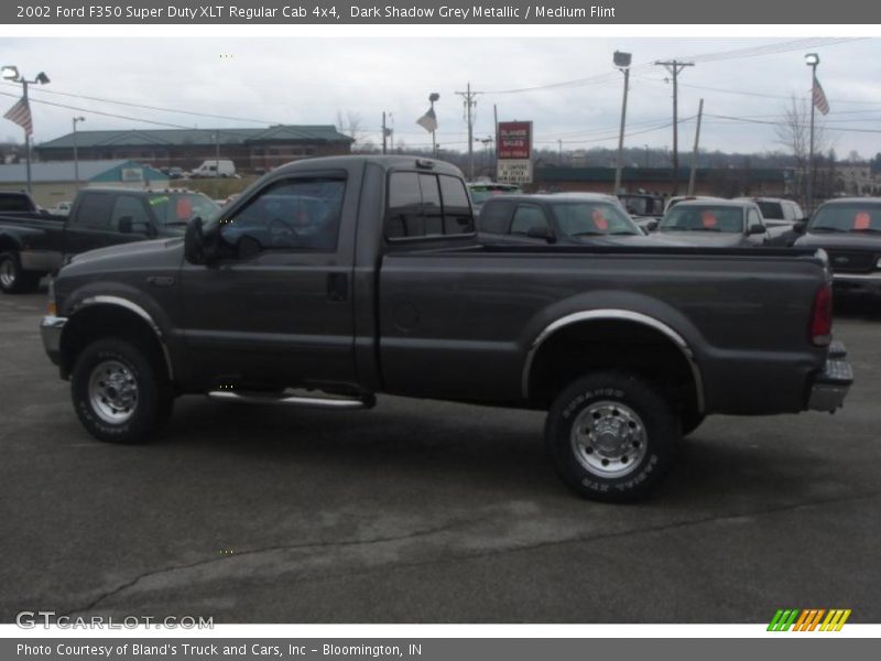 Dark Shadow Grey Metallic / Medium Flint 2002 Ford F350 Super Duty XLT Regular Cab 4x4