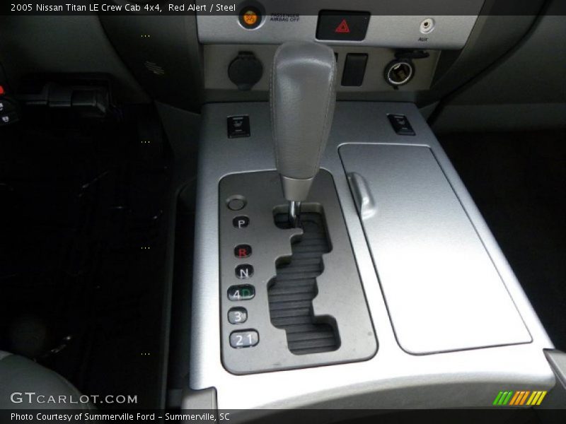 Red Alert / Steel 2005 Nissan Titan LE Crew Cab 4x4