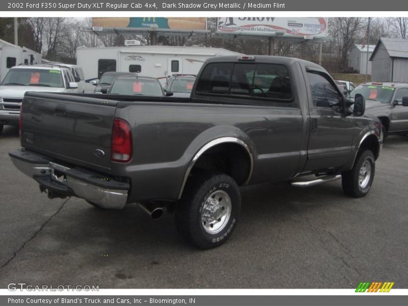 Dark Shadow Grey Metallic / Medium Flint 2002 Ford F350 Super Duty XLT Regular Cab 4x4