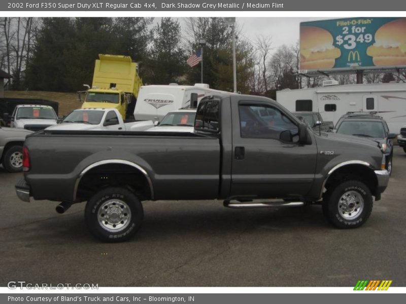 Dark Shadow Grey Metallic / Medium Flint 2002 Ford F350 Super Duty XLT Regular Cab 4x4
