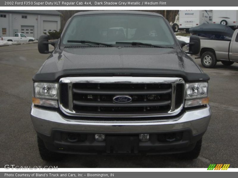 Dark Shadow Grey Metallic / Medium Flint 2002 Ford F350 Super Duty XLT Regular Cab 4x4