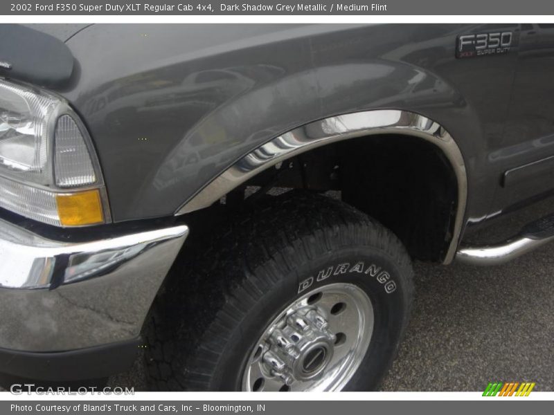 Dark Shadow Grey Metallic / Medium Flint 2002 Ford F350 Super Duty XLT Regular Cab 4x4