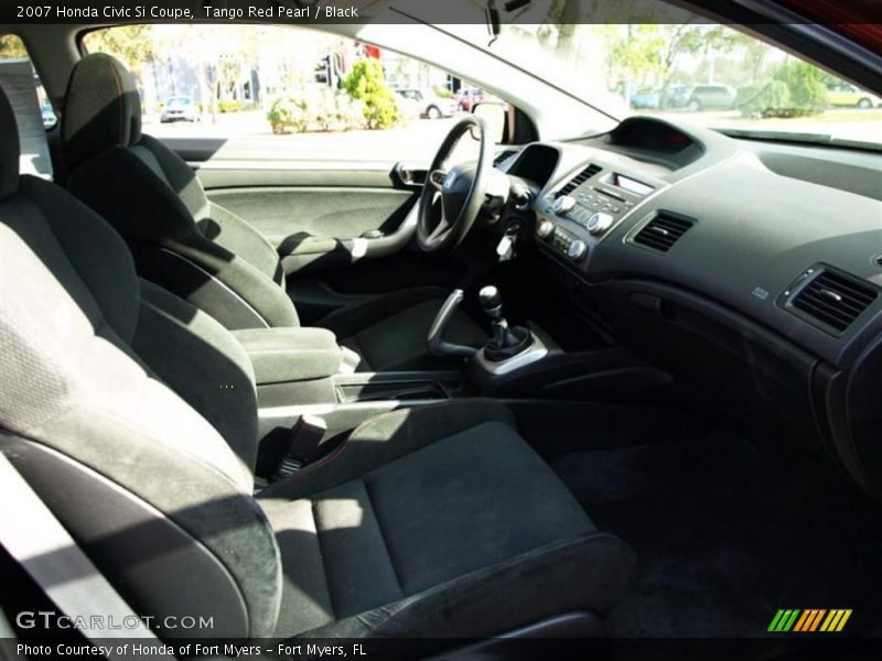 Tango Red Pearl / Black 2007 Honda Civic Si Coupe