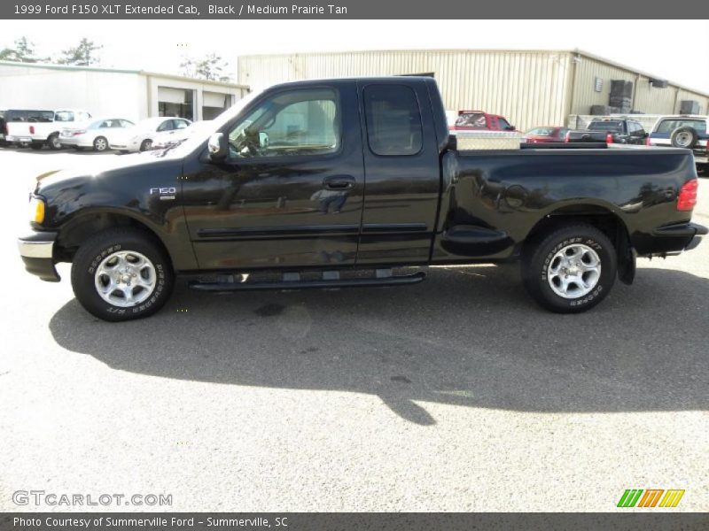 Black / Medium Prairie Tan 1999 Ford F150 XLT Extended Cab