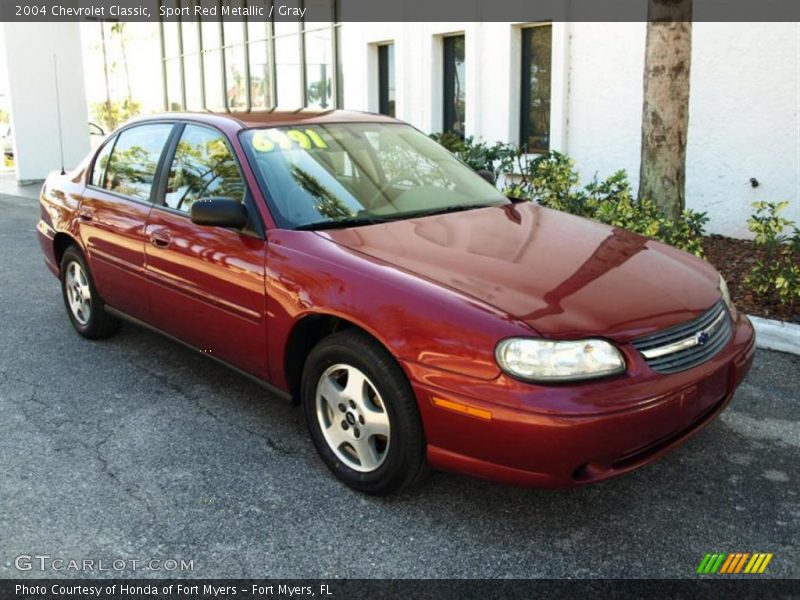 Sport Red Metallic / Gray 2004 Chevrolet Classic