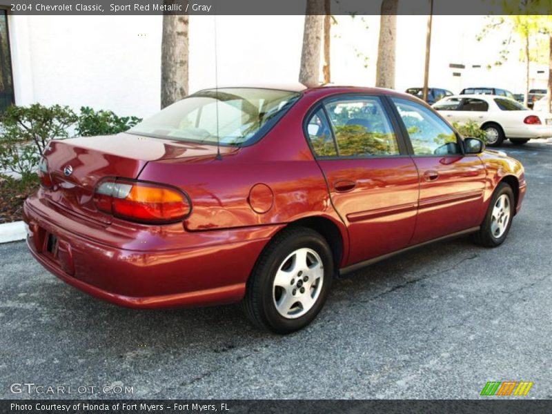 Sport Red Metallic / Gray 2004 Chevrolet Classic