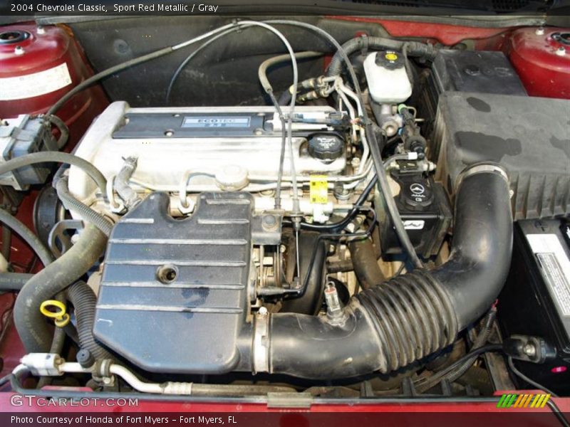Sport Red Metallic / Gray 2004 Chevrolet Classic