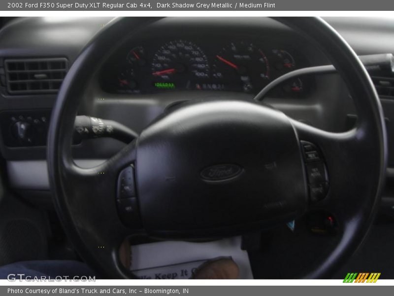 Dark Shadow Grey Metallic / Medium Flint 2002 Ford F350 Super Duty XLT Regular Cab 4x4