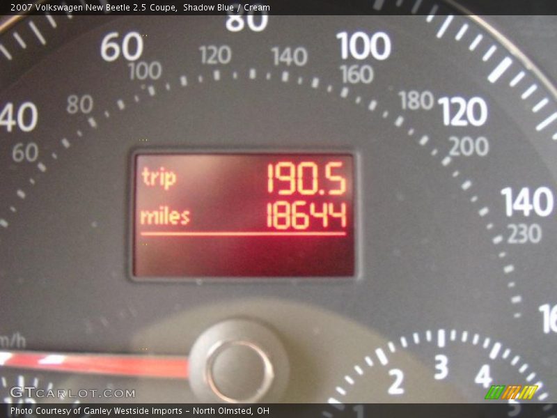 Shadow Blue / Cream 2007 Volkswagen New Beetle 2.5 Coupe