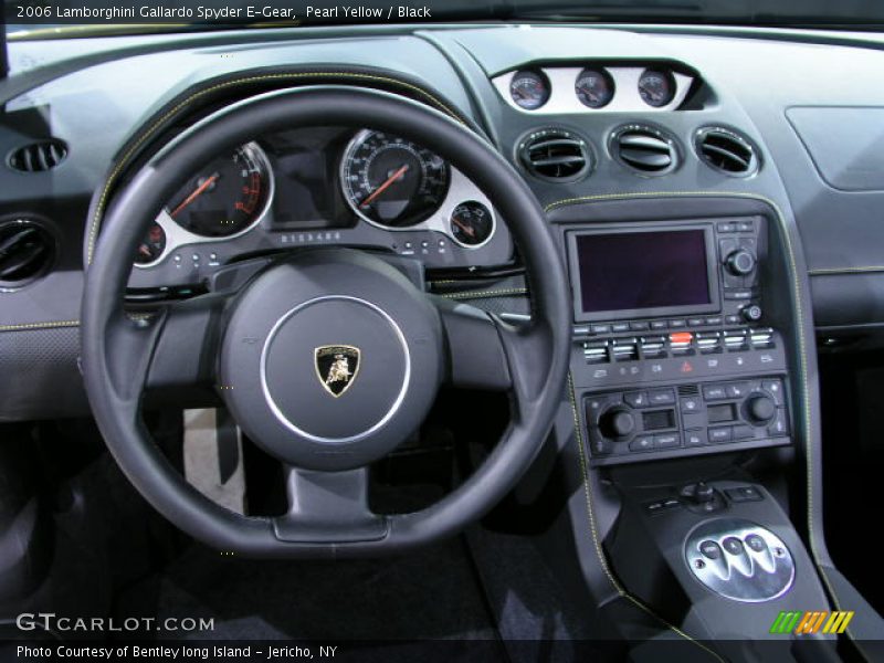 Pearl Yellow / Black 2006 Lamborghini Gallardo Spyder E-Gear
