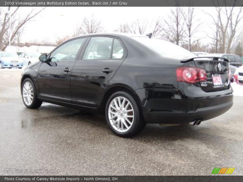 Black Uni / Art Grey 2009 Volkswagen Jetta Wolfsburg Edition Sedan
