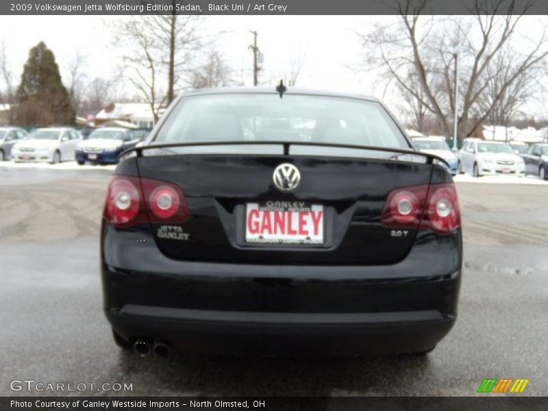 Black Uni / Art Grey 2009 Volkswagen Jetta Wolfsburg Edition Sedan