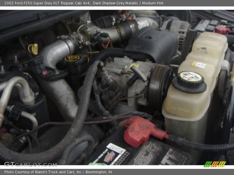 Dark Shadow Grey Metallic / Medium Flint 2002 Ford F350 Super Duty XLT Regular Cab 4x4