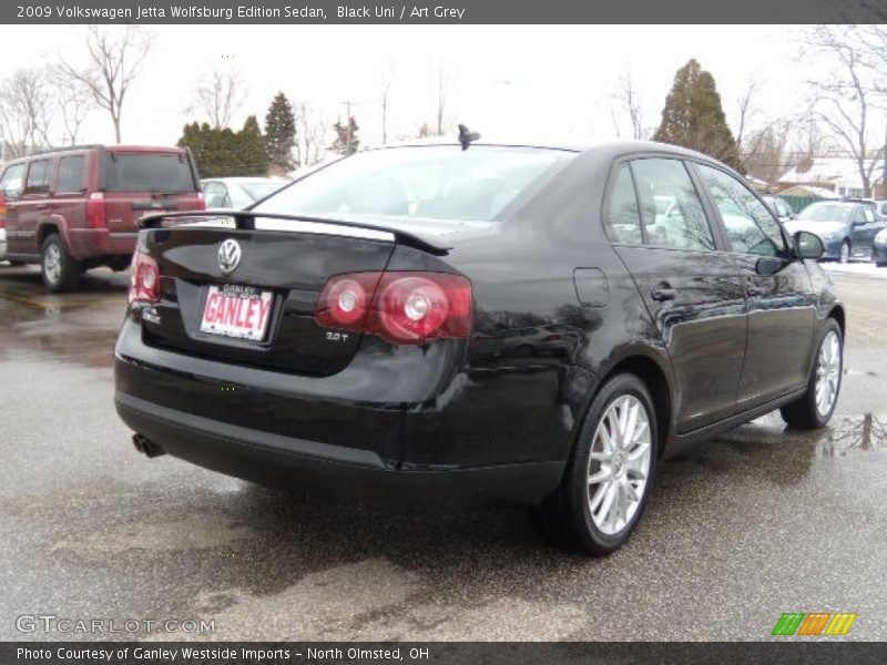 Black Uni / Art Grey 2009 Volkswagen Jetta Wolfsburg Edition Sedan