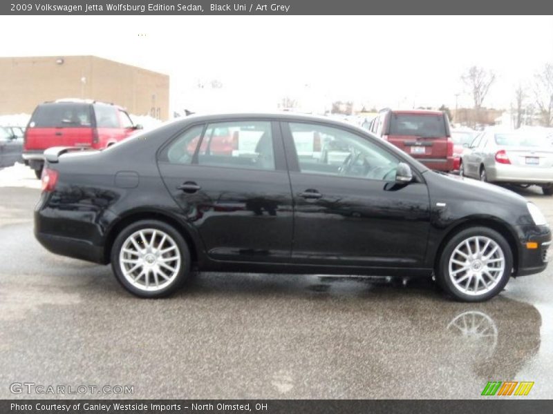 Black Uni / Art Grey 2009 Volkswagen Jetta Wolfsburg Edition Sedan