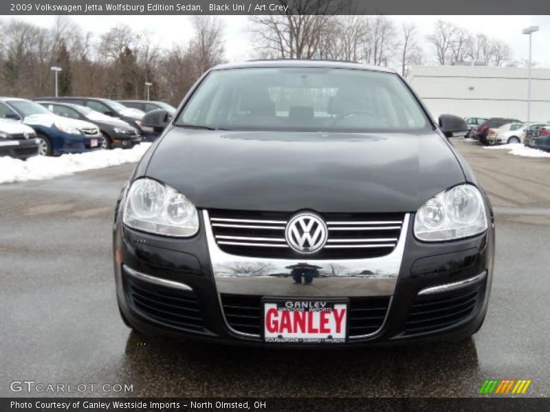 Black Uni / Art Grey 2009 Volkswagen Jetta Wolfsburg Edition Sedan