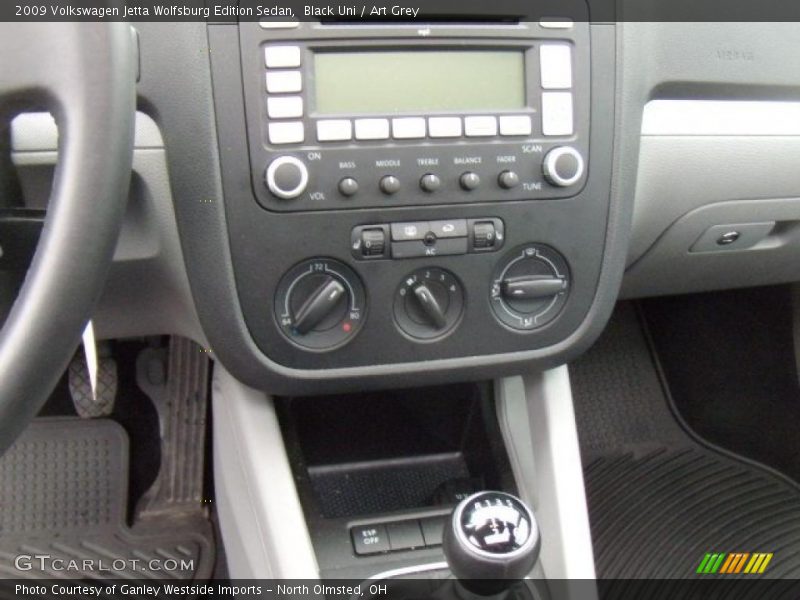 Black Uni / Art Grey 2009 Volkswagen Jetta Wolfsburg Edition Sedan