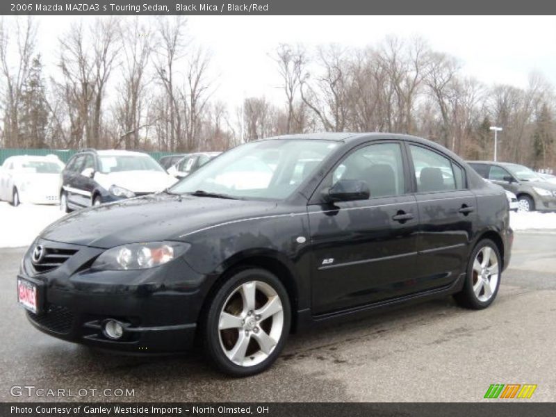 Black Mica / Black/Red 2006 Mazda MAZDA3 s Touring Sedan