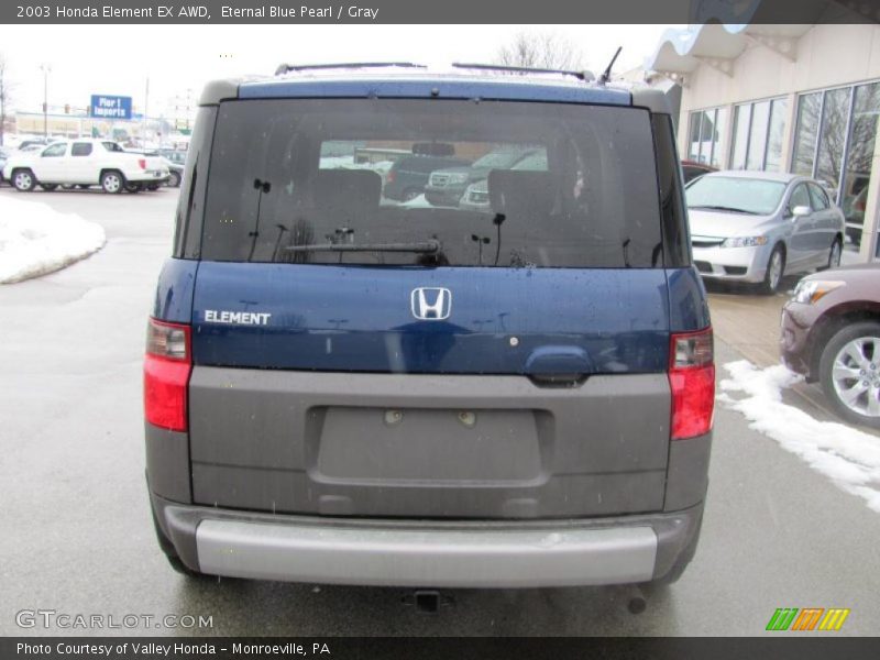 Eternal Blue Pearl / Gray 2003 Honda Element EX AWD