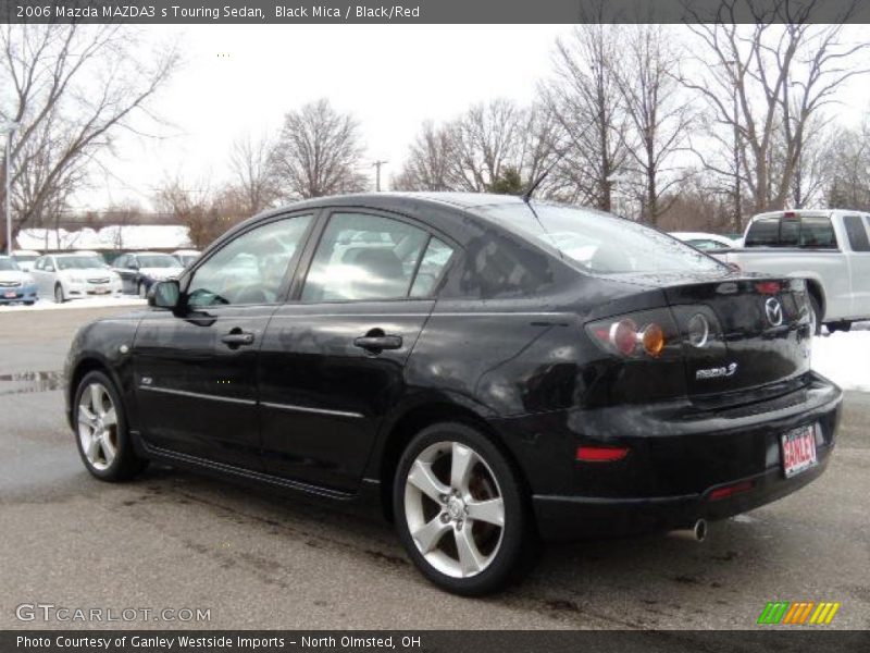 Black Mica / Black/Red 2006 Mazda MAZDA3 s Touring Sedan