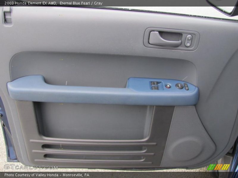 Eternal Blue Pearl / Gray 2003 Honda Element EX AWD