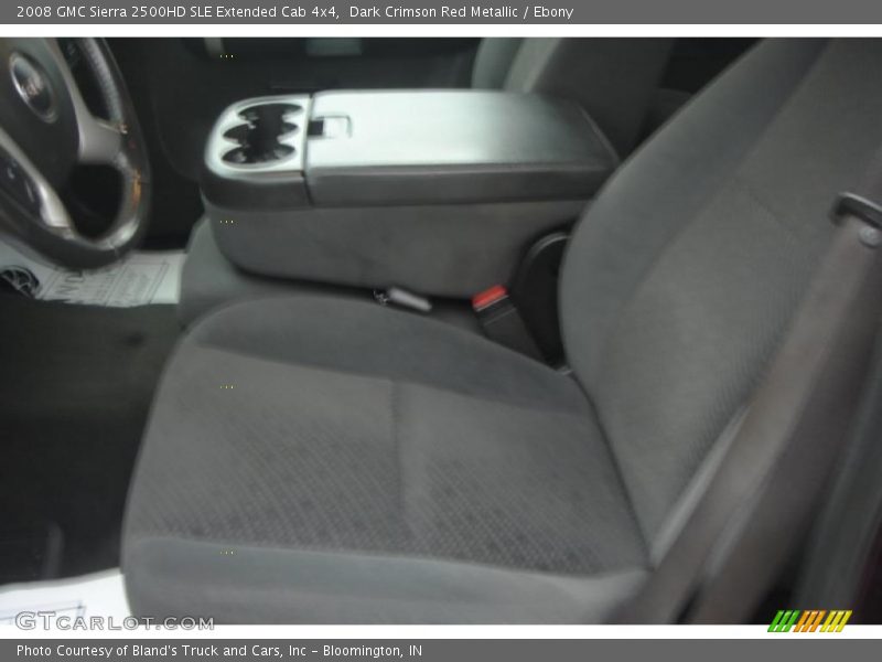 Dark Crimson Red Metallic / Ebony 2008 GMC Sierra 2500HD SLE Extended Cab 4x4